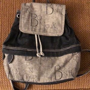Bonjour Denim backpack EUC